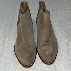 9 suede bootie